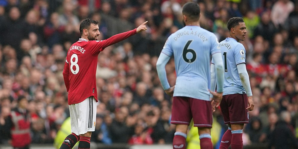 Bruno Fernandes Pahlawan MU dalam Kemenangan Lawan Villa